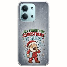 All I Want For Christmas Is - Sleep Xiaomi Redmi 15C Flexible TPU (Διάφανη Σιλικόνη)