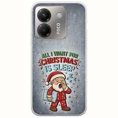 All I Want For Christmas Is - Sleep Xiaomi Poco M7 Pro 5G Flexible TPU (Διάφανη Σιλικόνη)