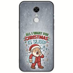 All I Want For Christmas Is - Sleep Xiaomi Redmi Note 4 / Note 4X Black TPU (Μαύρη Σιλικόνη)