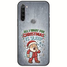 All I Want For Christmas Is - Sleep Xiaomi Redmi Note 8T Black TPU (Μαύρη Σιλικόνη)