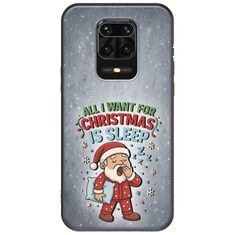 All I Want For Christmas Is - Sleep Xiaomi Redmi Note 9S / 9 Pro / 9 Pro Max Black TPU (Μαύρη Σιλικόνη)