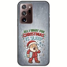 All I Want For Christmas Is - Sleep Samsung Galaxy Note 20 Ultra Black TPU (Μαύρη Σιλικόνη)