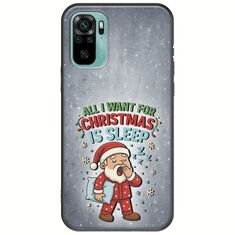 All I Want For Christmas Is - Sleep Xiaomi Redmi Note 10 / 10s Black TPU (Μαύρη Σιλικόνη)