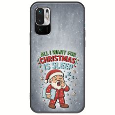 All I Want For Christmas Is - Sleep Xiaomi Redmi Note 10 5G Black TPU (Μαύρη Σιλικόνη)