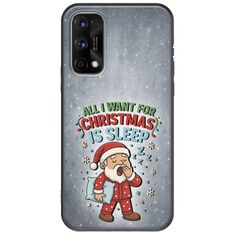 All I Want For Christmas Is - Sleep Realme 7 5G Black TPU (Μαύρη Σιλικόνη)