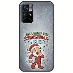 All I Want For Christmas Is - Sleep Xiaomi Poco M4 Pro 5G Black TPU (Μαύρη Σιλικόνη)