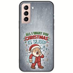 All I Want For Christmas Is - Sleep Samsung Galaxy S21 FE 5G Black TPU (Μαύρη Σιλικόνη)