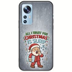 All I Want For Christmas Is - Sleep Xiaomi 12 / 12X Black TPU (Μαύρη Σιλικόνη)