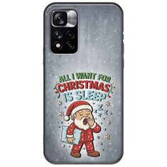 All I Want For Christmas Is - Sleep Xiaomi Redmi Note 11 Pro Plus 5G Black TPU (Μαύρη Σιλικόνη)