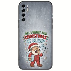 All I Want For Christmas Is - Sleep TCL 20S / 20 5G / 20L / 20L+ Black TPU (Μαύρη Σιλικόνη)