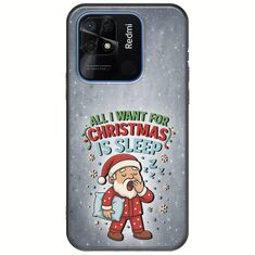 All I Want For Christmas Is - Sleep Xiaomi Redmi 10C Black TPU (Μαύρη Σιλικόνη)