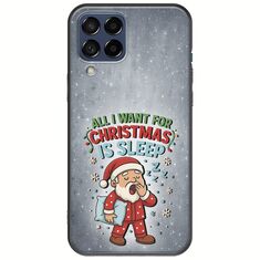 All I Want For Christmas Is - Sleep Samsung Galaxy M53 5G Black TPU (Μαύρη Σιλικόνη)