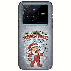 All I Want For Christmas Is - Sleep Vivo X80 Black TPU (Μαύρη Σιλικόνη)