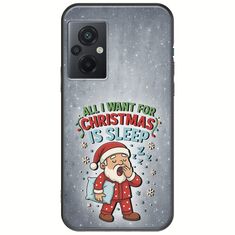 All I Want For Christmas Is - Sleep Xiaomi Poco M5 Black TPU (Μαύρη Σιλικόνη)