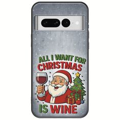 All I Want For Christmas Is - Wine Google Pixel 7 5G Black TPU (Μαύρη Σιλικόνη)