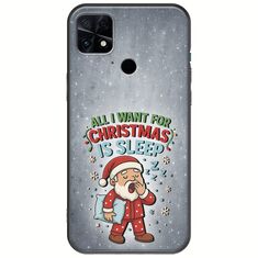 All I Want For Christmas Is - Sleep Xiaomi Poco C40 Black TPU (Μαύρη Σιλικόνη)