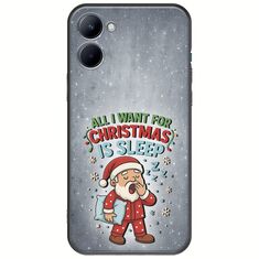 All I Want For Christmas Is - Sleep Realme C33 Black TPU (Μαύρη Σιλικόνη)