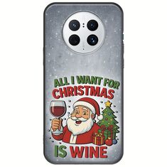 All I Want For Christmas Is - Wine Huawei Mate 50 Pro Black TPU (Μαύρη Σιλικόνη)
