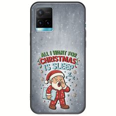 All I Want For Christmas Is - Sleep Vivo Y21s Black TPU (Μαύρη Σιλικόνη)