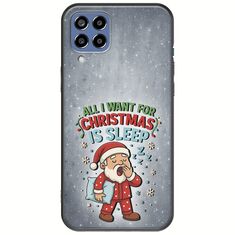 All I Want For Christmas Is - Sleep Samsung Galaxy M33 5G Black TPU (Μαύρη Σιλικόνη)