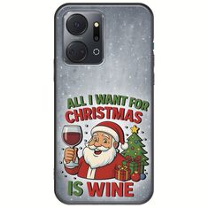All I Want For Christmas Is - Wine Honor X7a Black TPU (Μαύρη Σιλικόνη)