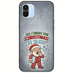 All I Want For Christmas Is - Sleep Xiaomi Redmi A2 Black TPU (Μαύρη Σιλικόνη)