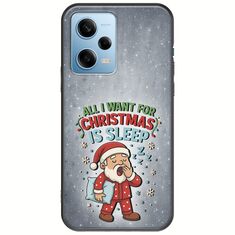 All I Want For Christmas Is - Sleep Xiaomi Redmi Note 12 4G Black TPU (Μαύρη Σιλικόνη)