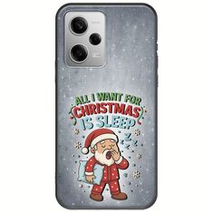 All I Want For Christmas Is - Sleep Xiaomi Redmi Note 12 Pro 5G Black TPU (Μαύρη Σιλικόνη)