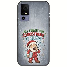 All I Want For Christmas Is - Sleep TCL 40R 5G Black TPU (Μαύρη Σιλικόνη)