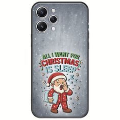 All I Want For Christmas Is - Sleep Xiaomi Redmi 12 Black TPU (Μαύρη Σιλικόνη)