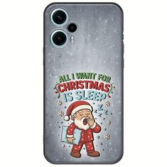 All I Want For Christmas Is - Sleep Xiaomi Poco F5 5G Black TPU (Μαύρη Σιλικόνη)