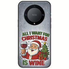 All I Want For Christmas Is - Wine Honor Magic 5 Lite 5G Black TPU (Μαύρη Σιλικόνη)