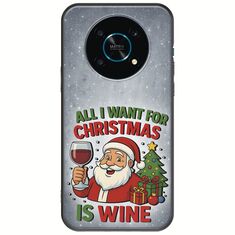 All I Want For Christmas Is - Wine Honor Magic 4 Lite 5G Black TPU (Μαύρη Σιλικόνη)