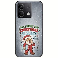 All I Want For Christmas Is - Sleep Xiaomi Redmi Note 13 Pro 5G Black TPU (Μαύρη Σιλικόνη)