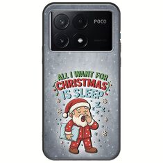 All I Want For Christmas Is - Sleep Xiaomi Poco X6 Pro 5G Black TPU (Μαύρη Σιλικόνη)