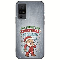 All I Want For Christmas Is - Sleep TCL 40 NXTPAPER 5G Black TPU (Μαύρη Σιλικόνη)