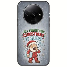 All I Want For Christmas Is - Sleep Xiaomi Redmi A3 Black TPU (Μαύρη Σιλικόνη)