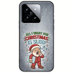 All I Want For Christmas Is - Sleep Xiaomi 14 5G Black TPU (Μαύρη Σιλικόνη)