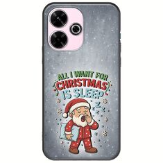 All I Want For Christmas Is - Sleep Xiaomi Poco M6 4G Black TPU (Μαύρη Σιλικόνη)