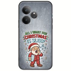 All I Want For Christmas Is - Sleep Realme GT 6 5G Black TPU (Μαύρη Σιλικόνη)