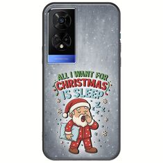 All I Want For Christmas Is - Sleep TCL 50 5G Black TPU (Μαύρη Σιλικόνη)