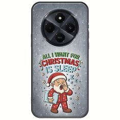 All I Want For Christmas Is - Sleep Xiaomi Poco C75 4G Black TPU (Μαύρη Σιλικόνη)