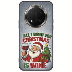 All I Want For Christmas Is - Wine Honor Magic 7 Lite 5G Black TPU (Μαύρη Σιλικόνη)