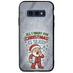 All I Want For Christmas Is - Sleep Samsung Galaxy S10e Groove TPU (Tempered Glass και TPU)
