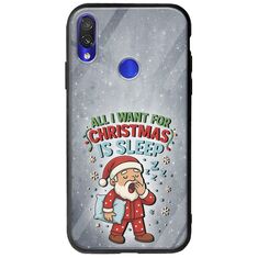 All I Want For Christmas Is - Sleep Xiaomi Redmi Note 7 Groove TPU (Tempered Glass και TPU)