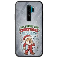All I Want For Christmas Is - Sleep Xiaomi Redmi Note 8 Pro Groove TPU (Tempered Glass και TPU)