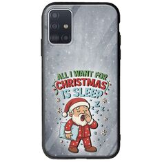 All I Want For Christmas Is - Sleep Samsung Galaxy A51 Groove TPU (Tempered Glass και TPU)