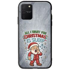 All I Want For Christmas Is - Sleep Samsung Galaxy S10 Lite Groove TPU (Tempered Glass και TPU)