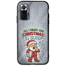 All I Want For Christmas Is - Sleep Xiaomi Redmi Note 10 Pro / 10 Pro Max Groove TPU (Tempered Glass και TPU)