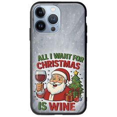All I Want For Christmas Is - Wine iPhone 13 Pro Groove TPU (Tempered Glass και TPU)